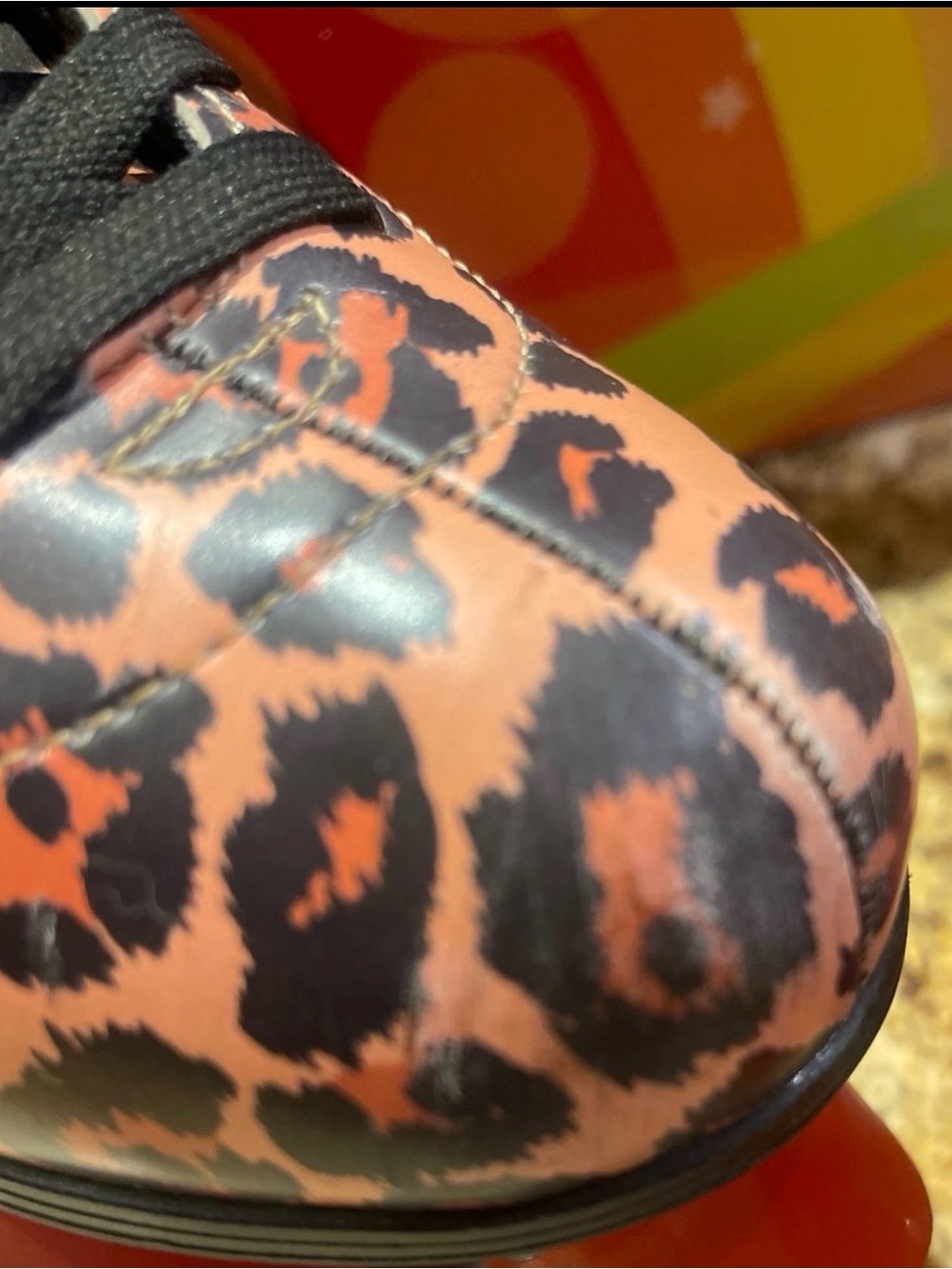Impala Leopard Print Roller Skates in Orange/Black - Women - Picture 4 of 8